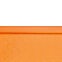 Damast-Tischtuch in Orange, 1 m x 10 m auf Rolle, elegant gemustert für festliche Tischdekoration
