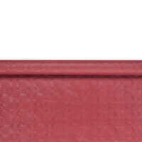 Rotes Damast-Tischtuchrolle mit einer Größe von 1 m x 10 m in Bordeaux - elegant und praktisch für festliche Anlässe