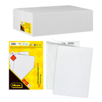 Packung mit 10 Versandtaschen im Format C5 (16,2 x 22,9 cm) aus 90g/m² Papier ohne Fenster und mit Haftklebeverschluss, FSC Mix zertif