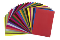 Buntpapier, DIN A4, 25 Blatt, ungummiert, farbig sortiert