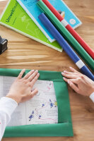 Buchschutz-Papier - 3 Rollen, je 2 m x 50 cm, grün
