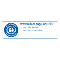 25 recycelte Briefumschläge in DIN Lang Format mit...