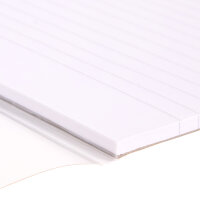 Briefblock im DIN A5 Format mit 50 Blatt, liniert, kopfgeleimt und FSC Mix zertifiziert