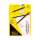 Notizblock im DIN A5-Format mit 50 Blatt blanko Papier und kopfgeleimter Bindung