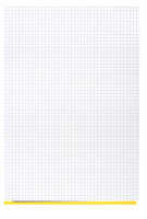 Briefblock DIN A4 mit 50 Blatt kariertem Papier,...