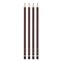 Bleistifte, FSC&reg; 100 %, 4 St&uuml;ck, H&auml;rtegrad B, lackiert