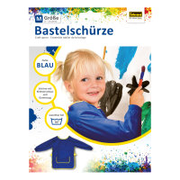 Bastelsch&uuml;rze, Gr&ouml;&szlig;e M, Alter 7-8 Jahre, blau