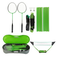 Badminton- & Tennis- Netz, 2in1 Set mit 2 Netzen, 2...