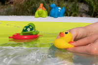 Badeenten-Familie - 3 Stück, Mutter mit 2 Küken
