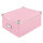 Aufbewahrungsbox mit Deckel - 36 x 28 x 17 cm, FSC® Recycled, rosa