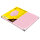 Rosa Aufbewahrungsbox mit Deckel aus FSC-recyceltem Material in den Maßen 36 x 28 x 17 cm