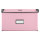 Aufbewahrungsbox mit Deckel, FSC® Recycled, 36 x 28,2 x 17 cm, aus Pappe, faltbar, pink