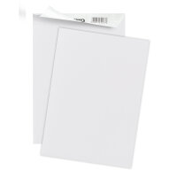 Packung mit 10 Haftklappen-Versandtaschen im C4-Format aus 100g/m²-Papier ohne Fenster und FSC-Mix-Zertifizierung