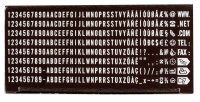 Adressstempel mit integriertem Stempelkissen, 336 Zeichen