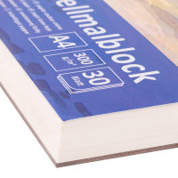 Aquarellmalblock - DIN A4, FSC&reg; Mix, 30 Blatt, 300 g/m&sup2;