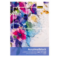 Acrylmalblock, DIN A4, FSC® Mix, 15 Seiten, 190...