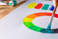 Acrylfarben Set – 11 unterschiedliche Farben + Deckweiß