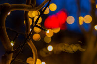 Lichterkette, 80 LEDs, warmweiß