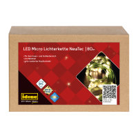 Micro-Lichterkette NewTec - 80 LEDs, warmwei&szlig;