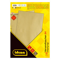10 versandfähige B4-Versandtaschen mit 90 g/m², haftklebend und aus FSC-recyceltem Papier