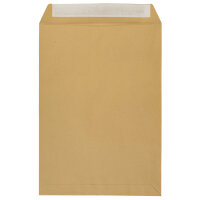 10 versandfähige B4-Versandtaschen mit 90 g/m², haftklebend und aus FSC-recyceltem Papier