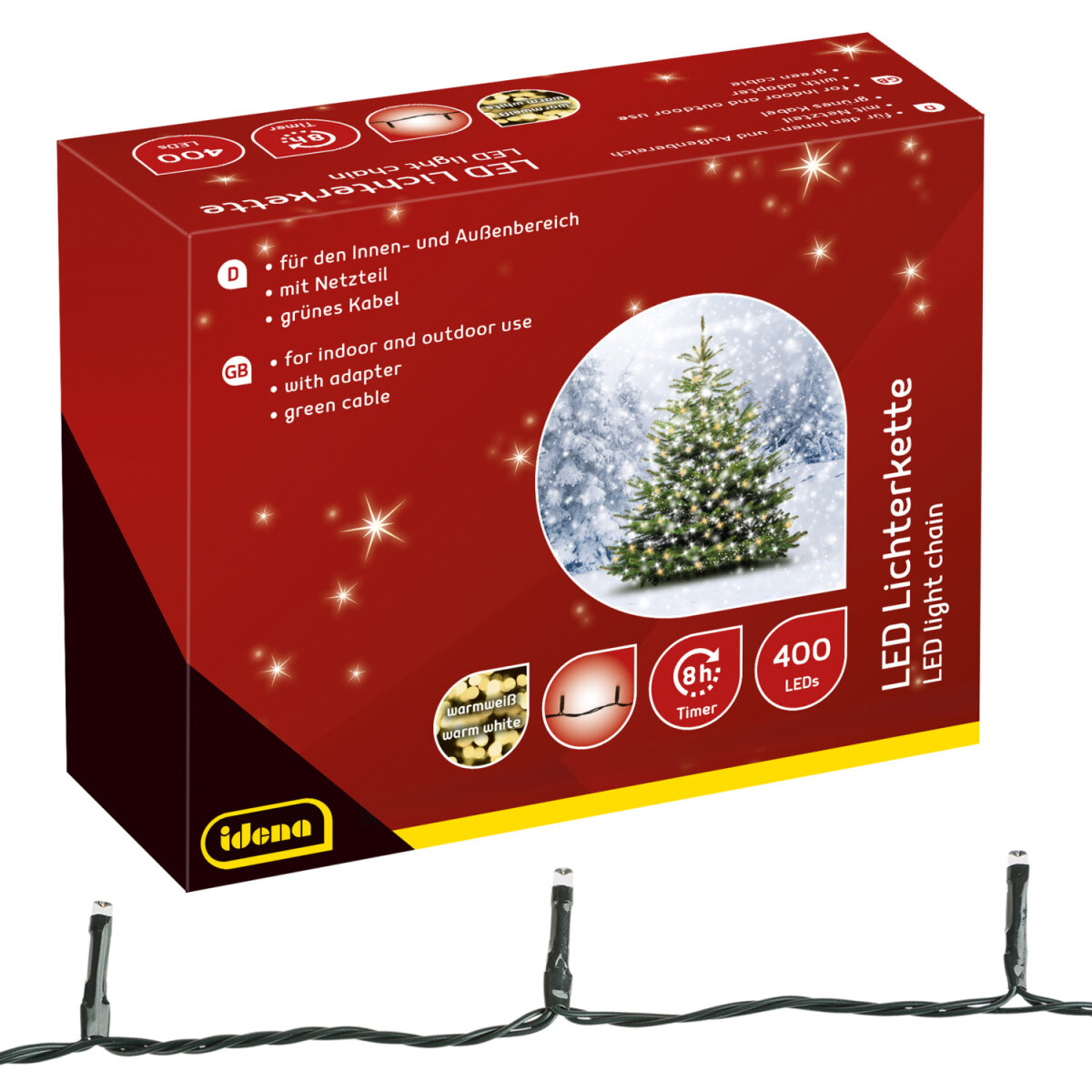 Lichterkette 400 LED warmweiß online kaufen » Zum Shop