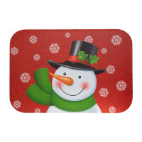 Drei Geschenkboxen im Weihnachtsmann-, Schneemann- und Elchdesign in verschiedenen Größen, FSC Mix zertifiziert
