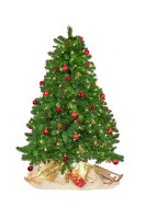Lichterkette NewTec - Weihnachtsbaum-Überwurf - 280 LEDs, warmweiß