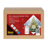 Lichterkette NewTec - 240 LEDs, 5 Farbtemperaturen, warmwei&szlig;