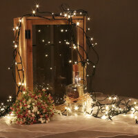 Lichterkette, 20 LEDs, warmweiß