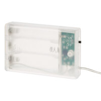Batteriebetriebene Micro-Lichterkette mit 20 warmweißen LEDs für stimmungsvolle Beleuchtung