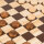 Holzschach- und Damespiel mit doppelseitigem Spielbrett und Figuren aus FSC-zertifiziertem Holz
