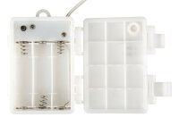 Lichterkette "Cascade" - 125 LEDs,  warmweiß, batteriebetrieben