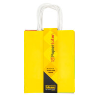 Packung mit 10 Papiertüten in 5 verschiedenen Farben (je 31 x 26 x 12 cm) aus FSC-Mix