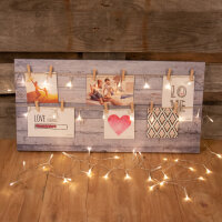 Lichterkette - 10 LEDs, warmweiß, batteriebetrieben