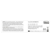Dekorative Lichterkette mit 10 warmweißen LEDs, batteriebetrieben für eine gemütliche Atmosphäre.