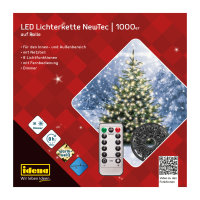 Lichterkette NewTec - 1.000 LEDs, warmwei&szlig;, inkl. Rolle