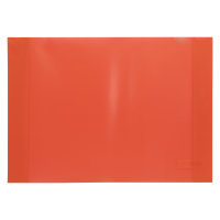 Heftschoner - DIN A4, transparent rot