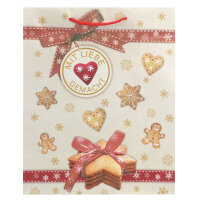 Geschenktasche mit Plätzchenmotiv in...