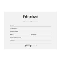 DIN A6 Fahrtenbuch aus FSC-Mix Papier mit ansprechendem Design und praktischem Format