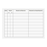 DIN A6 Fahrtenbuch aus FSC-Mix Papier mit ansprechendem Design und praktischem Format