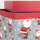 Zwei große Geschenkboxen im Weihnachtsmann-Design mit FSC-Mix Zertifizierung