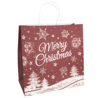 Festliche Geschenktasche Merry Christmas in 28 x 28 x 15...