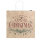 Weihnachtliche Geschenktasche mit Zweig-Design in den Maßen 28 x 28 x 15 cm aus FSC-Mix Material