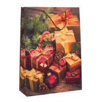Geschenktasche Weihnachten - sortierte Motive, 18 x 23 x 8 cm, FSC&reg; Mix