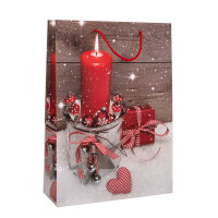 Bunte Geschenktasche für Weihnachten mit...