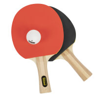 Tischtennis-Set fürs Training bestehend aus 5 Teilen aus FSC100-zertifiziertem Holz