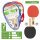Tischtennis-Set fürs Training bestehend aus 5 Teilen aus FSC100-zertifiziertem Holz