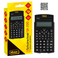 Schulrechner - SR 200, 10-stellig, schwarz