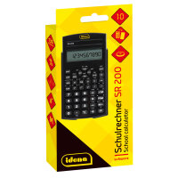 Schulrechner - SR 200, 10-stellig, schwarz